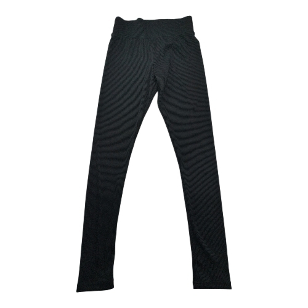 PUMA High Rise Ribbed Leggings S Black Athletic Stretch NWOT